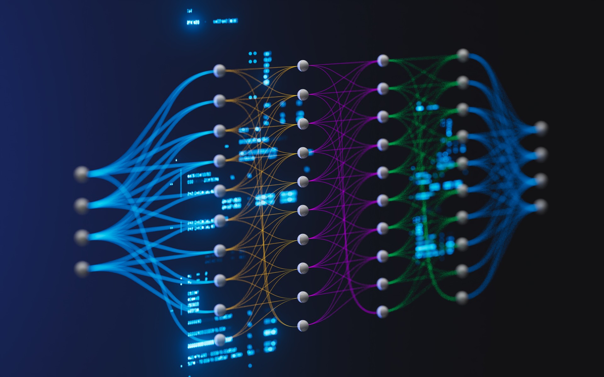 Neural Network Nodes Deep Learning Artificial Intelligence Machine Learning Model